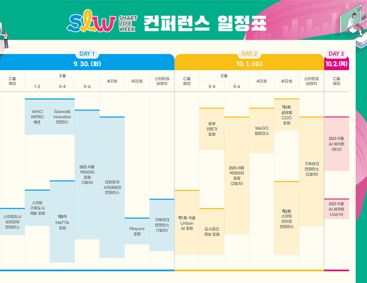 컨퍼런스일정표